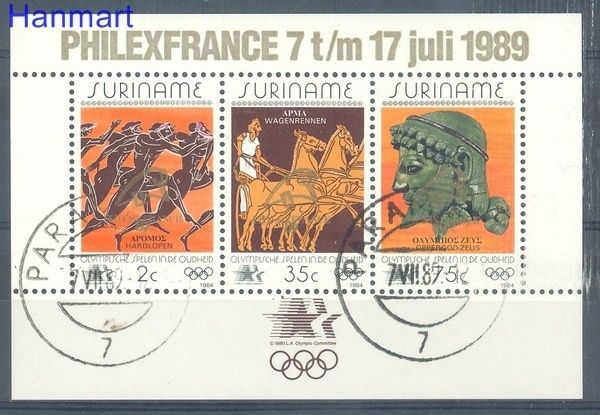 Znaczek Surinam 1989 Mi bl 50 Stemplowane