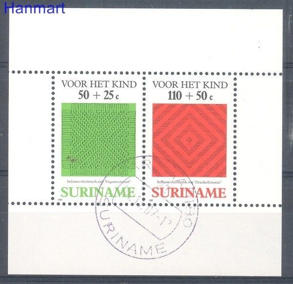 Znaczek Surinam 1987 Mi bl 45 Stemplowane