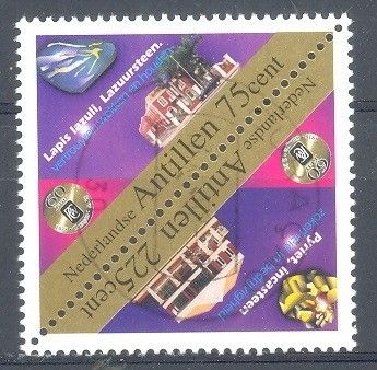 Znaczek Antyle Holenderskie 1998 Mi 987-988 Stemplowane