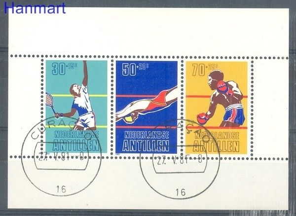 Znaczek Antyle Holenderskie 1981 Mi bl 16 Stemplowane