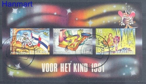 Znaczek Antyle Holenderskie 1991 Mi bl 37 Stemplowane