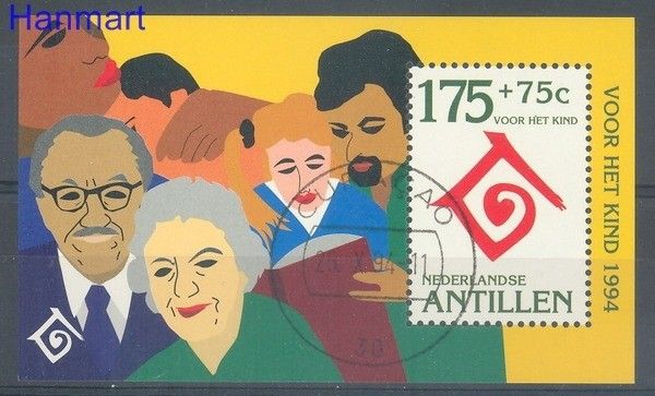 Znaczek Antyle Holenderskie 1994 Mi bl 43 Stemplowane