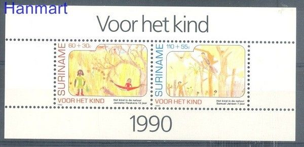 Znaczek Surinam 1990 Mi bl 54 Czyste **