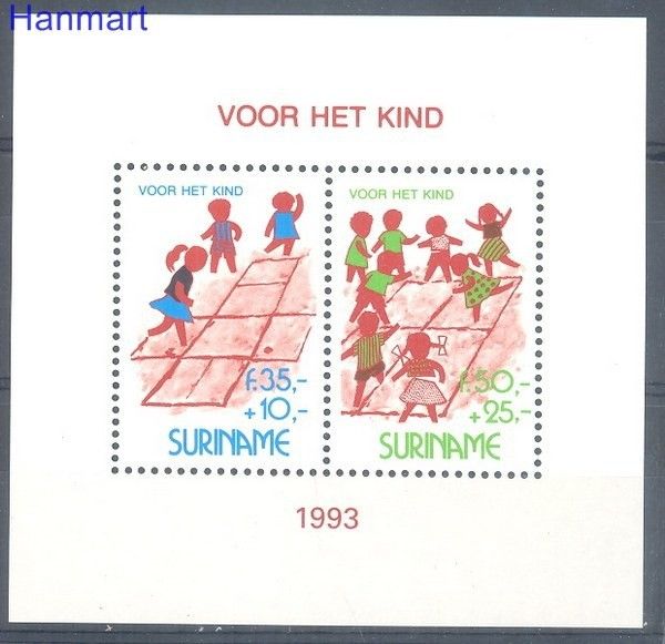Znaczek Surinam 1993 Mi bl 61 Czyste **