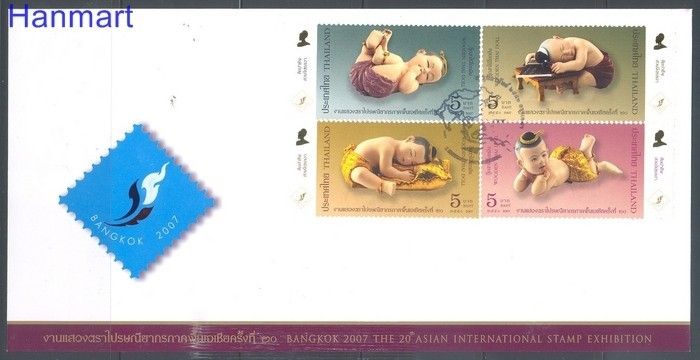 Znaczek Tajlandia 2007 Mi 2499-2502 FDC