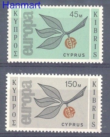 Znaczek Cypr  1965 Mi 259-260 Czyste **