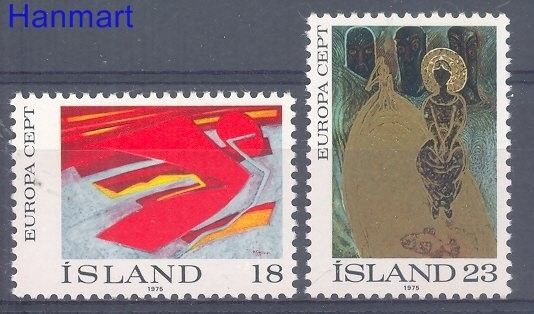 Znaczek Islandia 1975 Mi 502-503 Czyste **