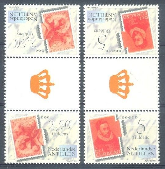 Znaczek Antyle Holenderskie 1994 Mi 816-817 Czyste **