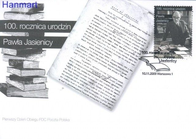 Znaczek Polska 2009 Mi 4458 Fi 4308 FDC