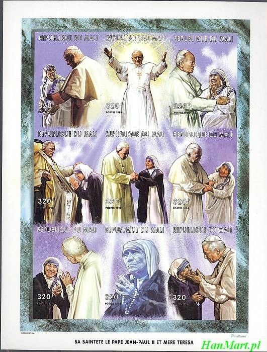 Znaczek Mali 1998 Mi ark2164-2172B Czyste **