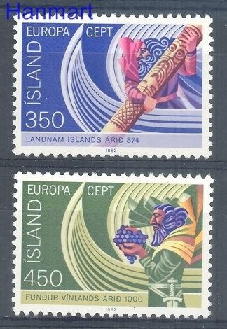 Znaczek Islandia 1982 Mi 578-579 Czyste **