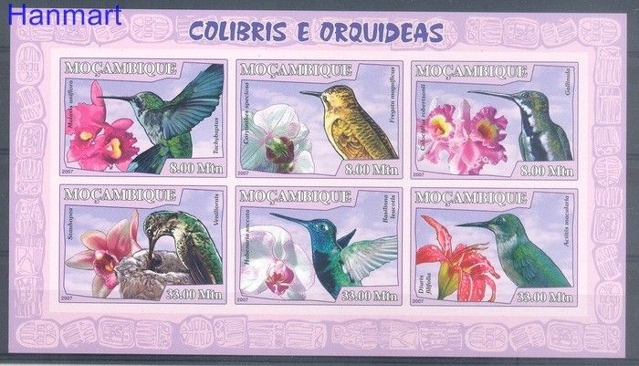 Znaczek Mozambik 2007 Mi ark 3005-3010B Czyste **