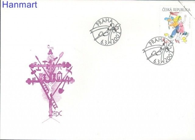 Znaczek Czechy 2002 Mi spe 316 FDC