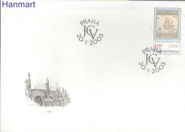 Znaczek Czechy 2003 Mi spe 346 FDC