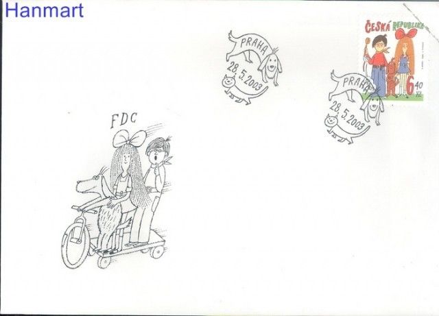 Znaczek Czechy 2003 Mi spe 357 FDC