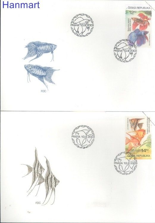 Znaczek Czechy 2003 Mi 364-367 FDC