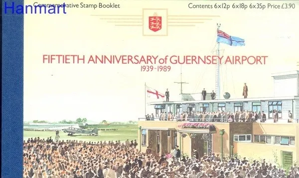 Znaczek Guernsey 1989 Mi mh O-7 Czyste **