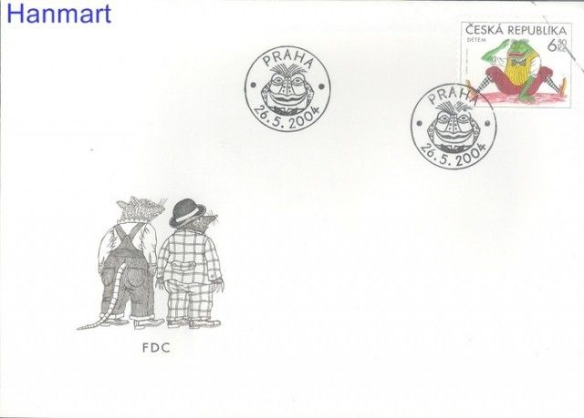 Znaczek Czechy 2004 Mi spe 399 FDC