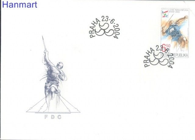 Znaczek Czechy 2004 Mi spe 405 FDC