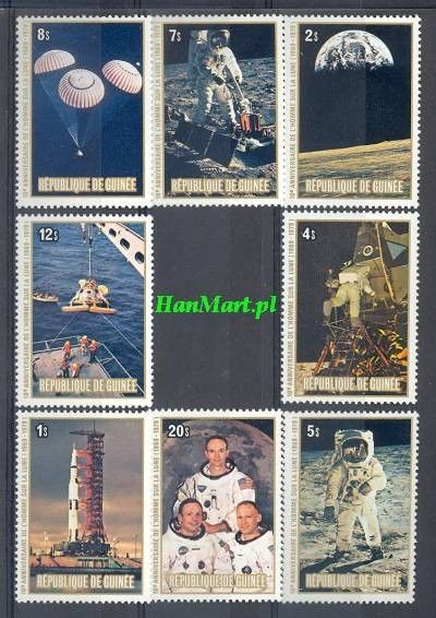 Znaczek Gwinea 1980 Mi 883-890 Czyste **
