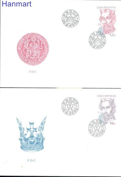 Znaczek Czechy 2006 Mi 475-479 FDC