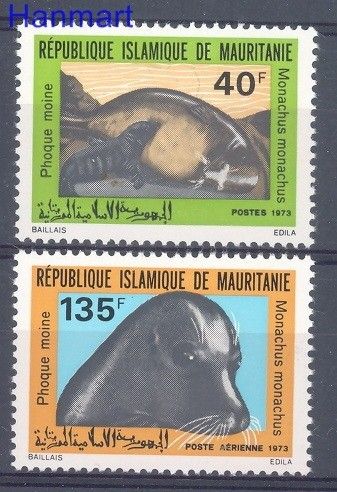 Znaczek Mauretania 1973 Mi 450-451 Czyste **