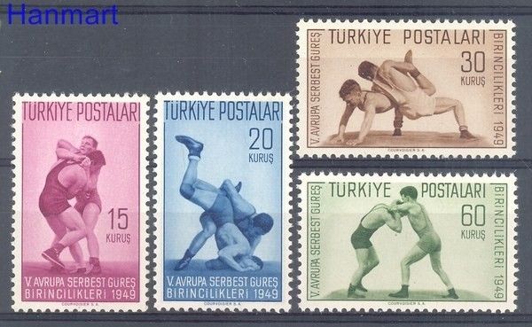 Znaczek Turcja 1949 Mi 1231-1234 Czyste **