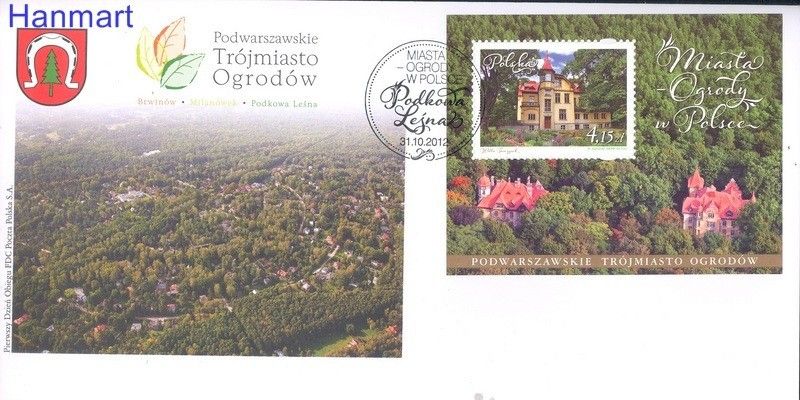 Znaczek Polska 2012 Mi bl 212 Fi bl 244 FDC