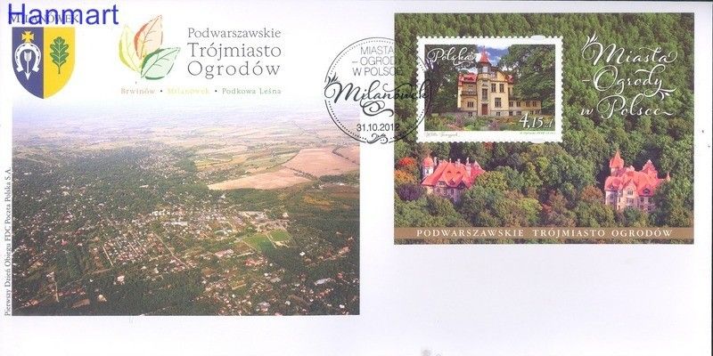 Znaczek Polska 2012 Mi bl 212 Fi bl 244 FDC