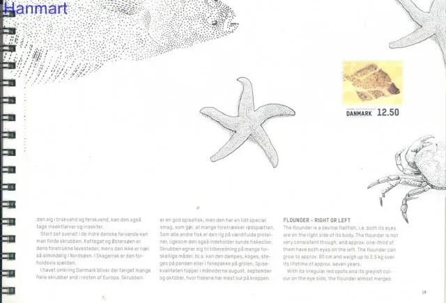 Znaczek Dania 2013 Mi h-blatt 124-128 Czyste **
