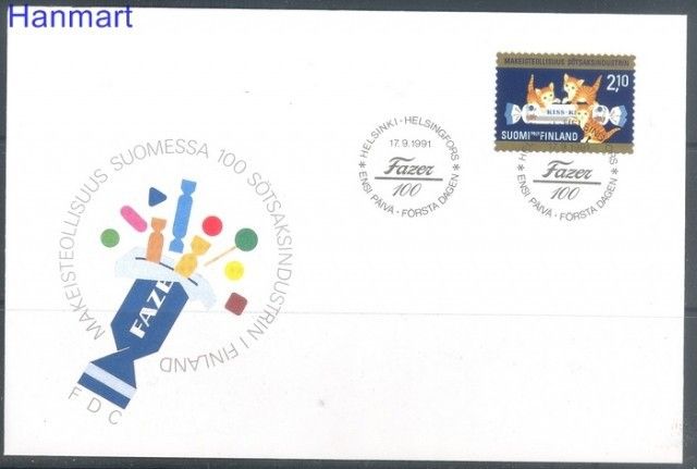 Znaczek Finlandia 1991 Mi 1148 FDC