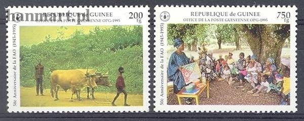 Znaczek Gwinea 1995 Mi 1546-1547 Czyste **