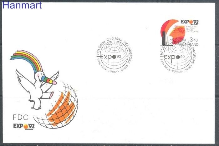 Znaczek Finlandia 1992 Mi 1165 FDC