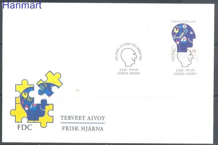Znaczek Finlandia 1992 Mi 1167 FDC