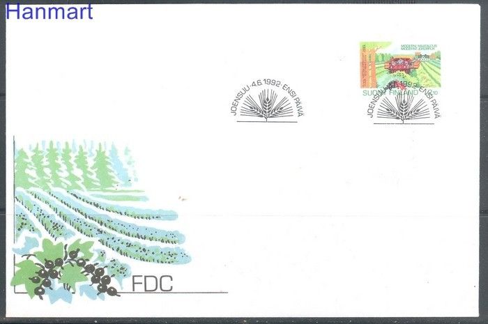 Znaczek Finlandia 1992 Mi 1180 FDC