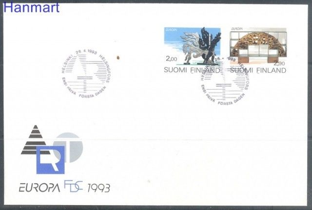Znaczek Finlandia 1993 Mi 1206-1207 FDC