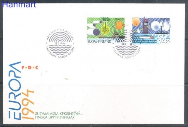 Znaczek Finlandia 1994 Mi 1248-1249 FDC