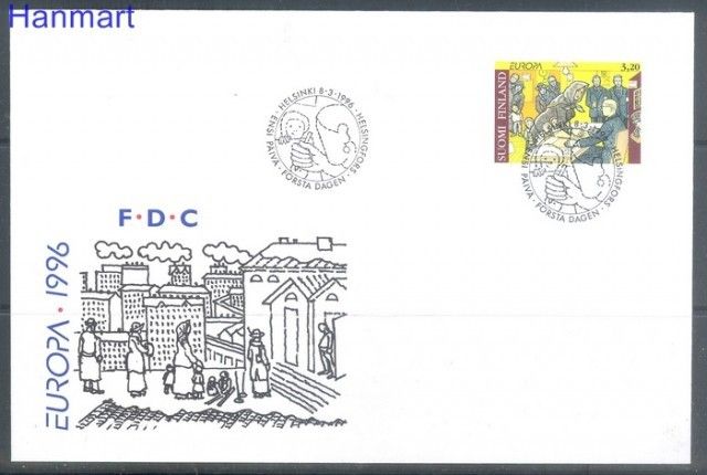 Znaczek Finlandia 1996 Mi 1333 FDC