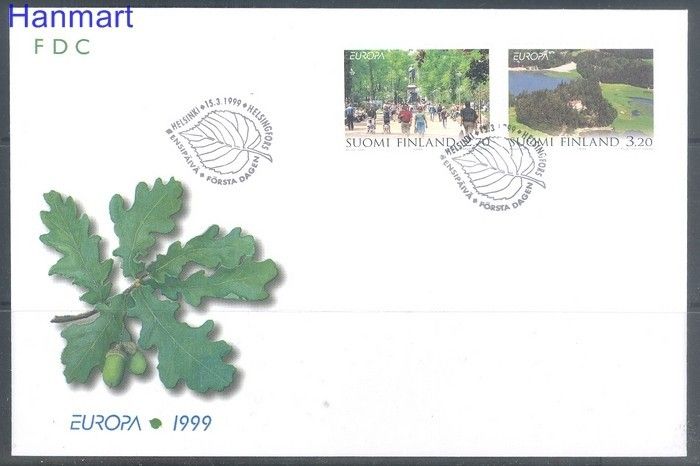 Znaczek Finlandia 1999 Mi 1474-1475 FDC