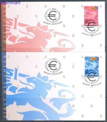 Znaczek Finlandia 2002 Mi 1607-1608 FDC