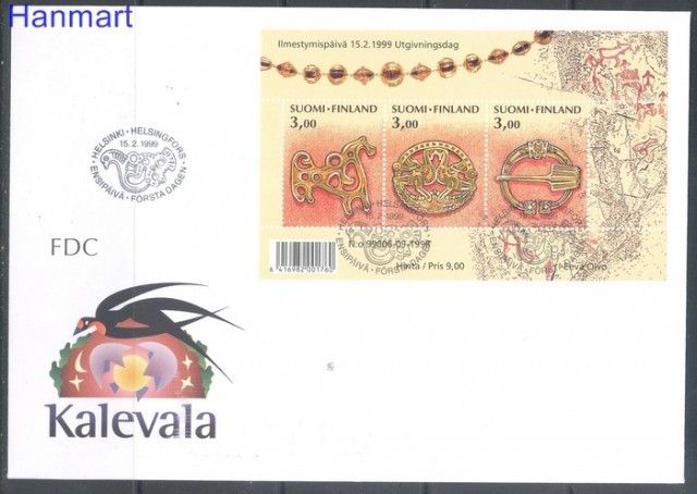 Znaczek Finlandia 1999 Mi bl 21 FDC