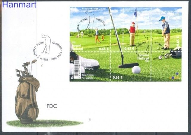 Znaczek Finlandia 2005 Mi bl 36 FDC