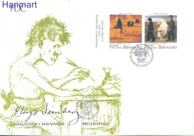 Znaczek Finlandia 1999 Mi blatt 56 FDC