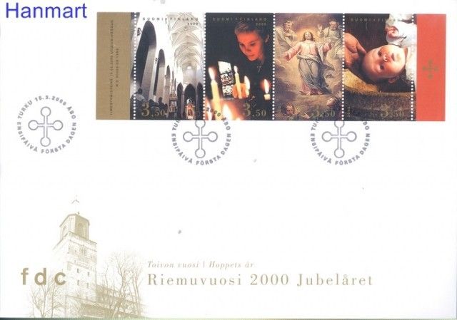 Znaczek Finlandia 2000 Mi blatt 62 FDC