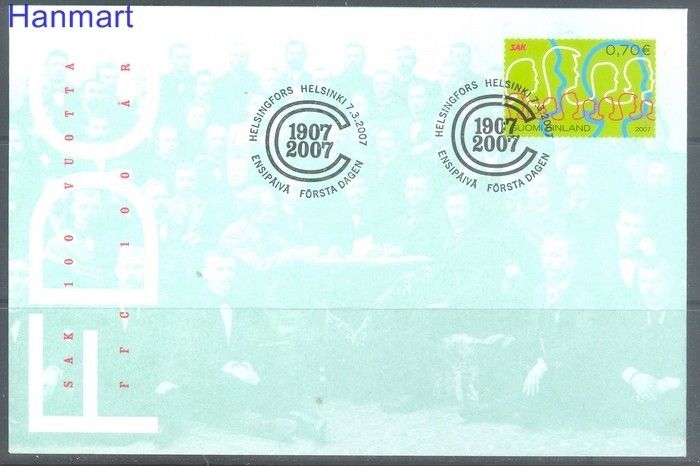 Znaczek Finlandia 2007 Mi 1839 FDC