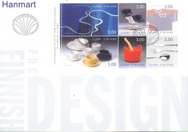 Znaczek Finlandia 1998 Mi blatt 53 FDC