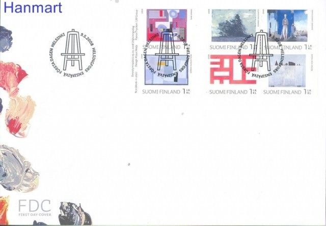Znaczek Holandia 2008 Mi 1908-1913 FDC
