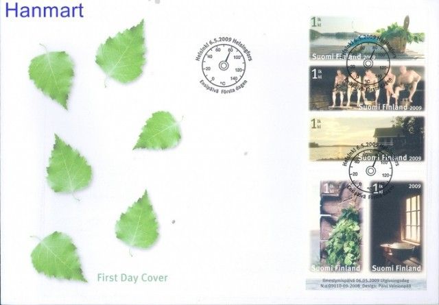 Znaczek Holandia 2009 Mi 1981-1985 FDC
