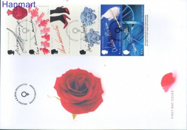 Znaczek Finlandia 2010 Mi 2014-2019 FDC