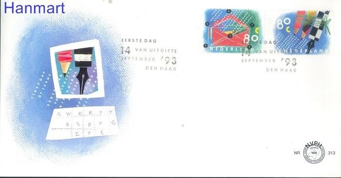 Znaczek Holandia 1993 FDC